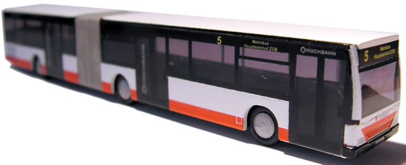 Gelenkbus der Hamburger Hochbahn von Stadt im Modell