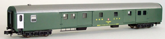 MW-Modell: SBB Packwagen Dms