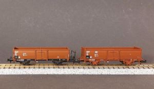 Set 2 offene Güterwagen E037