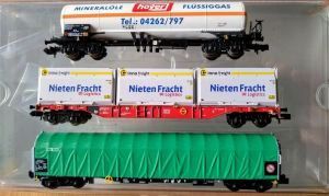 Minitrix 15303 Güterwagen-Set der DB (Ep. VI)