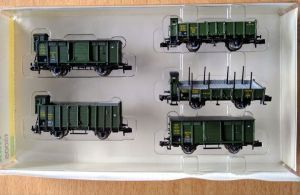 Minitrix 15005 Bayrisches Güterwagen-Set der Ep. I