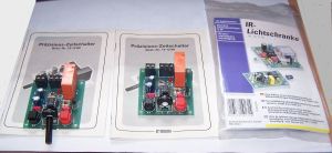 3 Conrad Bausätze, 2 montierte und einer in OVP