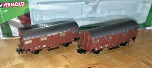 2er Set gedeckte Güterwagen der FS