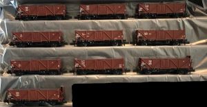 Modelbahn Union 9 Offener Güterwagen, Omm 34-37-52 DB