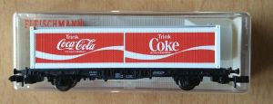 Fleischmann 8243 Container-Tragwagen "Coca Cola" der DB (Ep. IV)