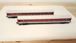IC/EC-Schnellzugwagen DB weiß/pink/orientrot