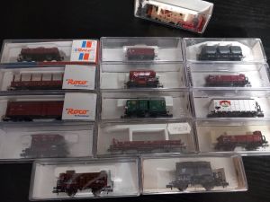 14x Güterwagen DB