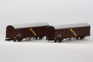 3 Güterwagen Spur N, 2 x OVP, 1 x EVP