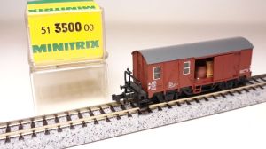 Minitrix 13500 Güterzugbegleitwagen Pwghs 54