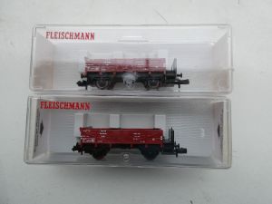 2 x Fleischmann 8203 offener Güterwagen Vitrienenm.&OVP siehe Beschreibung
