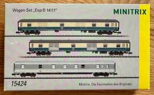 TRIX 15424 "Wagen-Set Expr D14117"