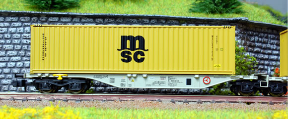 Rocky Rail Doppelcontainertragwagen SGGMRSS '90